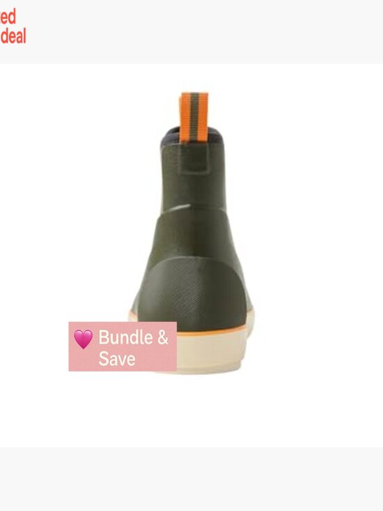 Waterproof Rain Boots with Pull-On Design, Non-Marking Sole